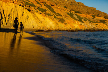 Beautiful landscape photo from the island of Crete, Greece. Summer nature from Crete. 
Chill...