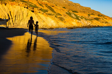 Beautiful landscape photo from the island of Crete, Greece. Summer nature from Crete. 
Chill...