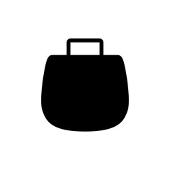 Handbag icon vector. purse ilustration sign. reticule symbol. bag logo.