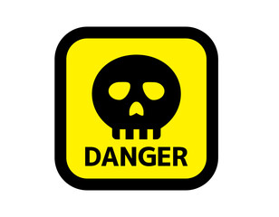 髑髏マークのイラスト