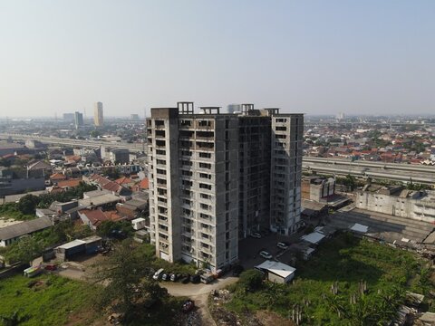 abandoned apartment at Jakarta Indonesia, Pengabdi setan 2 scene location