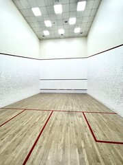 empty squash court 