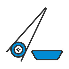 Icon Of Sushi With Sticks