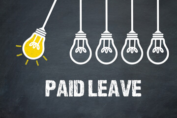 Fototapeta premium paid leave 