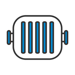 Icon Of Grill Pan