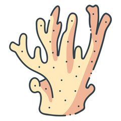 Palmipora alcicornis coral icon