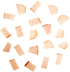 Bacon, Salami food photo png transparent.