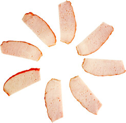 Bacon, Salami food photo png transparent.