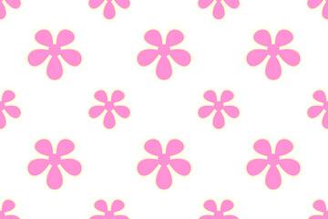 A cute flower pattern background image for use as a background in a project.