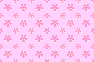 A cute flower pattern background image for use as a background in a project.