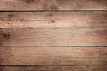 brown wooden texture background from planks with copy space