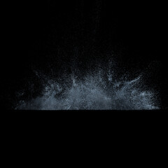 Water Splash / Spray Overlay on Black Background
