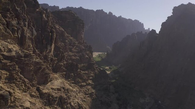 Aerial, Wadi Disah, Tabuk Region, Saudi Arabia