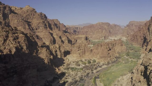 Aerial, Wadi Disah, Tabuk Region, Saudi Arabia
