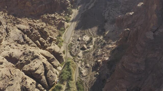 Aerial, Wadi Disah, Tabuk Region, Saudi Arabia
