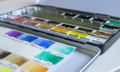 Akwarele - farby © Asfodel