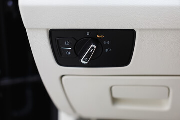 headlight switch in the car