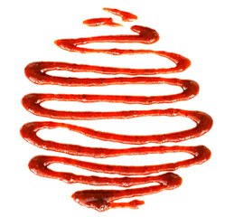 tomato sous isolated on white background