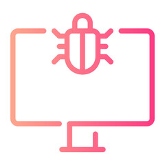 malware gradient icon