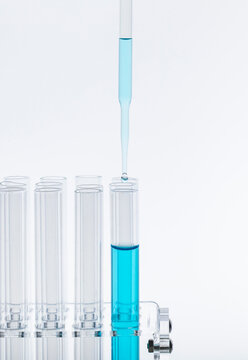 Biochemistry glass test tube apparatus