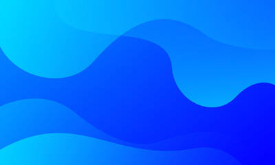 Fototapeta premium Abstract blue wave background. Eps10 vector