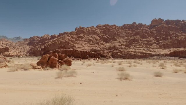 Offroad Drive Through Wadi Disah, Tabuk Region, Saudi Arabia