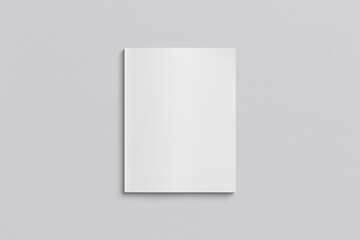 Blank us letter size cover mockup