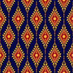 Tribal ethnic vector pattern.Designs for fabric and printing.Geometric ethnic pattern embroidery design for background or wallpaper and clothing.