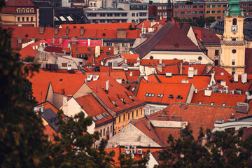 Landscape of city Bratislava,Slovakia
