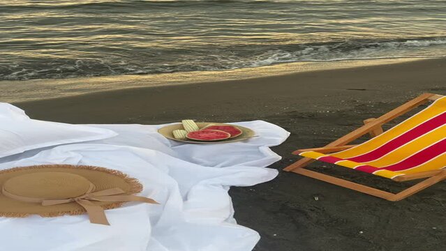 relax on the beach