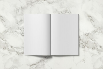 A4 magazine with blank pages