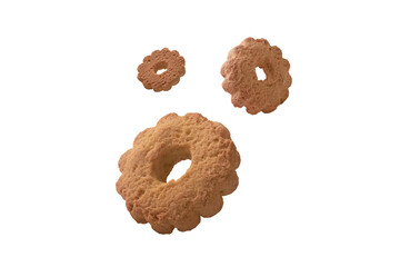 shortbread cookies isolated