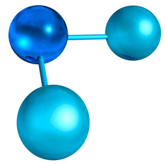 Water molecule isolated