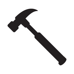 Hammer icon, hammer symbol, vector.