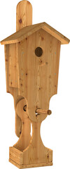 wooden bird house