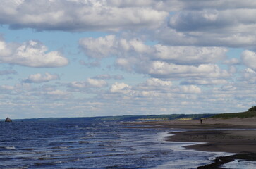 clouds over the sea