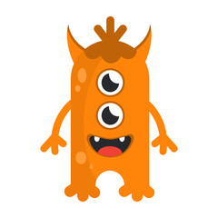 Vector Illustration Halloween Monster Character
