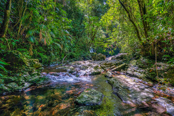 BEAUTIFUL LANDSCAPE PHOTOGRAPHY OF NGU HO OR FIVE LAKE IN BACH MA NATIONAL PARK, HUE, VIETNAM