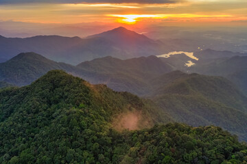 BEAUTIFUL LANDSCAPE PHOTOGRAPHY OF BACH MA NATIONAL PARK IN HUE, VIETNAM