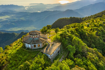 BEAUTIFUL LANDSCAPE PHOTOGRAPHY OF HAI VONG DAI VIEW POINT, TOP OF BACH MA NATIONAL PARK, HUE,...