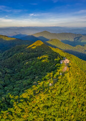 Fototapeta premium BEAUTIFUL LANDSCAPE PHOTOGRAPHY OF HAI VONG DAI VIEW POINT, TOP OF BACH MA NATIONAL PARK, HUE, VIETNAM