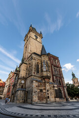 Fototapeta na wymiar Old Town Square view in Prague of Czech Republic