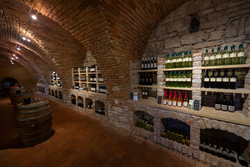 Wine shop in Mailberg castle, Lower Austria, Austria