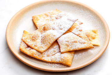 fried puff pastry with sugar