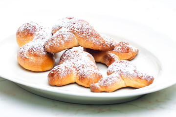 typical Easter pastry called jidasky in Czech