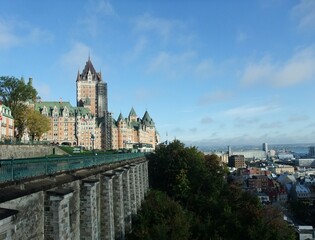 Naklejka premium カナダ ケベックシティの風景