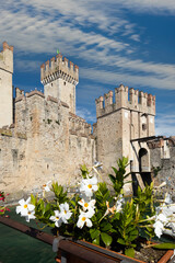 Sirmione castle, Lake Garda, Lombardy region, Italy