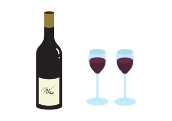 ワインとワイングラス