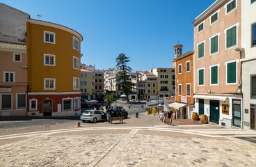 Església del Carme, Placa de Princep, Old Town, Mahon, Maó, Menorca, Balearic Islands, Spain,