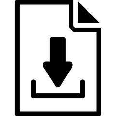 Download File Vector Icon 